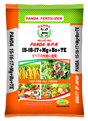 Phân NPK 15 - 16 - 17 + Mg + Bo + TE